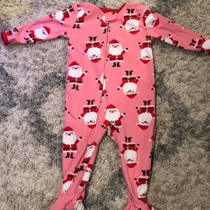 Santa feety pjs size 18 months-carters